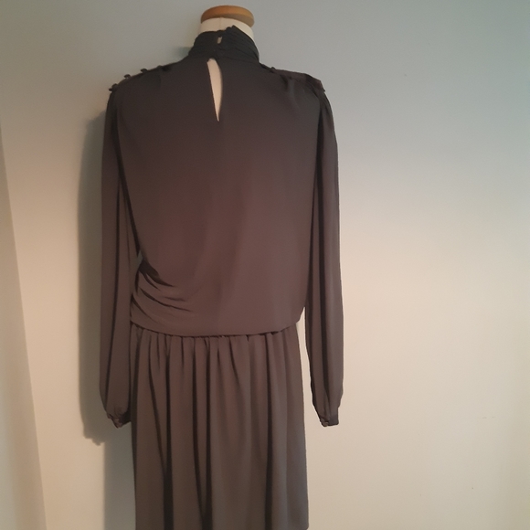 Unique long sleeves vintage dress Size L - Picture 15 of 16